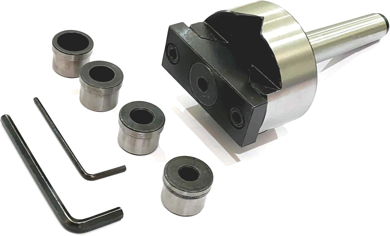 MachEl MT2 Tailstock V-Adaptor for Round Bar Drilling on Lathe Machines