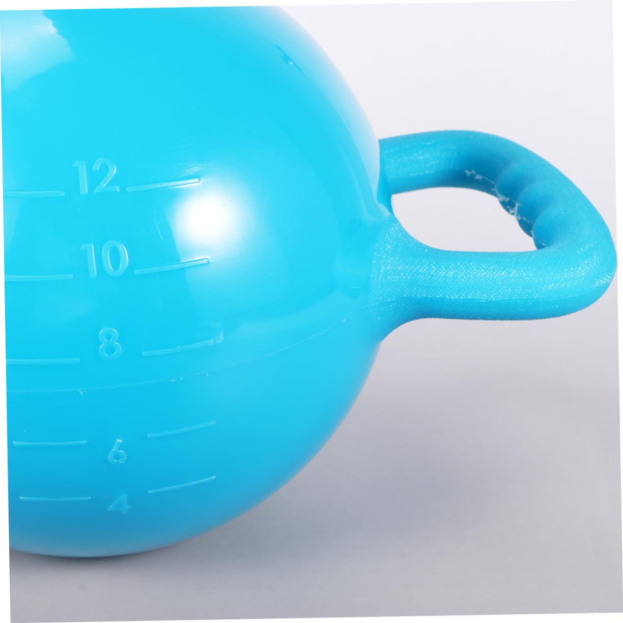 Regulowany Kettlebell Do z Podwójnymi Uchwytami Wykonany z Trwałego PVC z Płaską Podstawą Idealny Do i Ćwiczeń Siłowych dla Kobiet i Mężczyzn Fioletowy