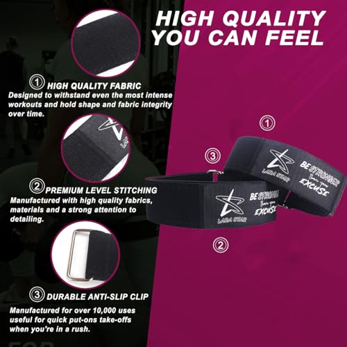 Image of BFR Occlusion Bands for Women Glutes,Blood Flow Restriction Bands for Legs, Butt & Hip Building, Workouts, Best Fabric Resistance Bands for Squat Butt & Thigh