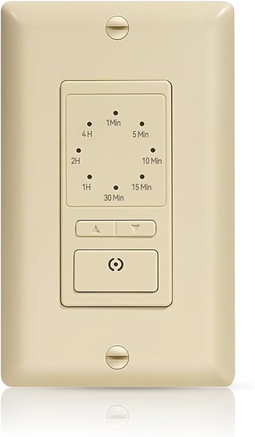 ECOELER Countdown Digital inWall Timer Switch with 1510203060 Min