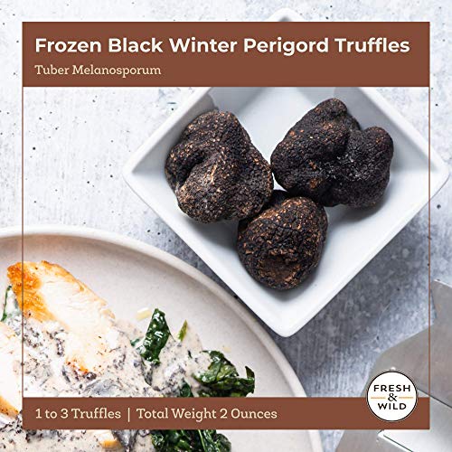 Fresh & Wild | Frozen Whole Black Winter Perigord Truffles | European Tuber Melanosporum | Frozen, Imported, Gourmet | 1 to 3 Truffles | Total Weight 2 Ounces | Chef-Inspired Ingredients - Thumbnail 3