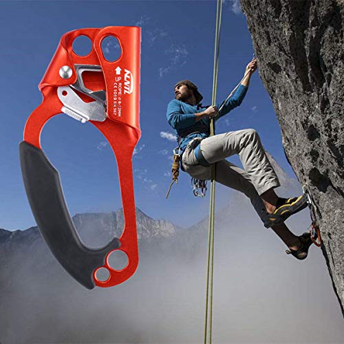Wildken Climbing Hand Ascender Outdoor Mountaineering Tree Arborist Climbing Rappelling Equip Hand Ascender For 8-18Mm Rope Left Right Hand Ascender #TOP7