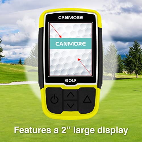 Canmore Hg200 Plus Golf Gps - (Bundle) + Another Charging Cable & Magnet & Clipper - Easy-To-Read Color - Preloaded 40,000 Course Map Worldwide Shape Of The Green And The Fairway #TOP7