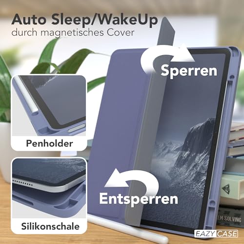 Étui iPad Air 13" avec porte-stylet EAZY CASE bleu glace smartcase - 7