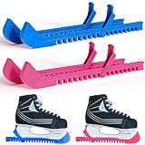 MINGZE 2 Paar Kufenschoner Schlittschuhe, Länge Verstellbar Eishockey Schlittschuhschoner Schoner, Universeller Eiskunstlauf Kufenschoner für Meisten Schlittschuhgrößen