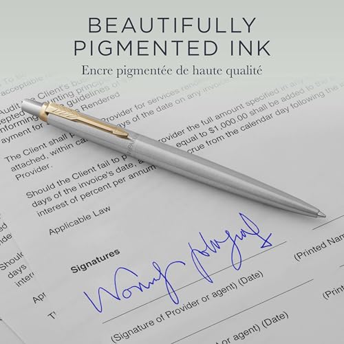 Image of Parker Authentic QUINKflow Ballpoint Pen Refills, Medium Point Blue Ink, 6-Count Value Pack