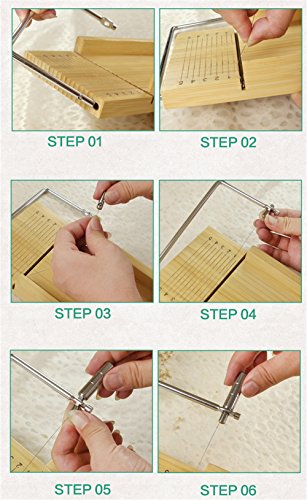 Atb-Gift 01US-12-SC-2ZH595 Soap Mould, Soap Cutter For Soap Making, Soap Making Supplies, Soap Molds For Soap Making With Needle-Nose Pliers + 3 Spare Wires thumb #6