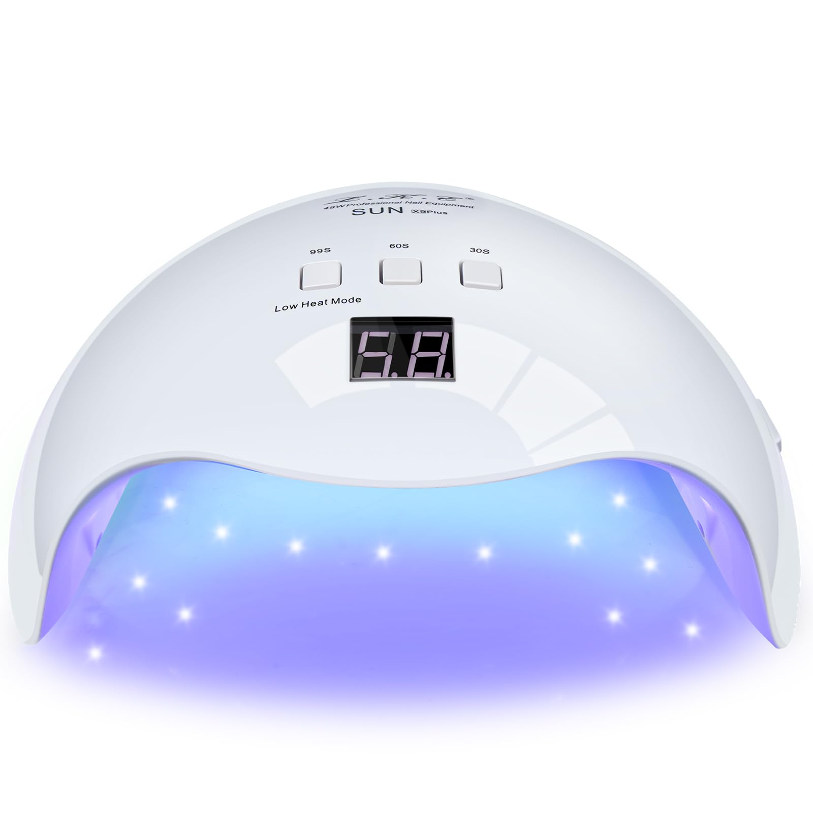 UVライト　SUPERIOR UV LAMP RINK LKE 268W UV Nail Lamp with 57 Bulbs and Automatic Sensor