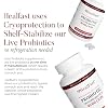 مكمل بروبيوتيك معالج من HealFast - 40 مليار CFU - البريبايوتكس الحية والبروبيوتيك للرجال والنساء - البروبيوتيك لصحة الأمعاء - غير المعدلة وراثيًا والنباتية - توريد لمدة 30 يومًا