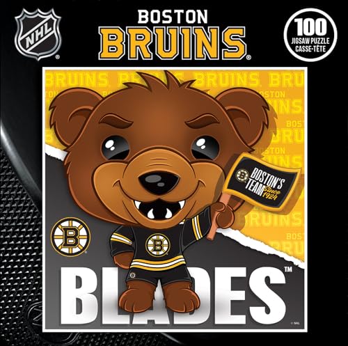 MasterPieces Boston Bruins NHL Mascot 100 Piece Square Puzzle