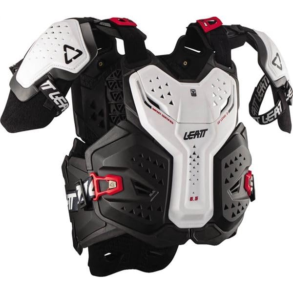 Leatt 6.5 Pro Chest Protector, Black/White