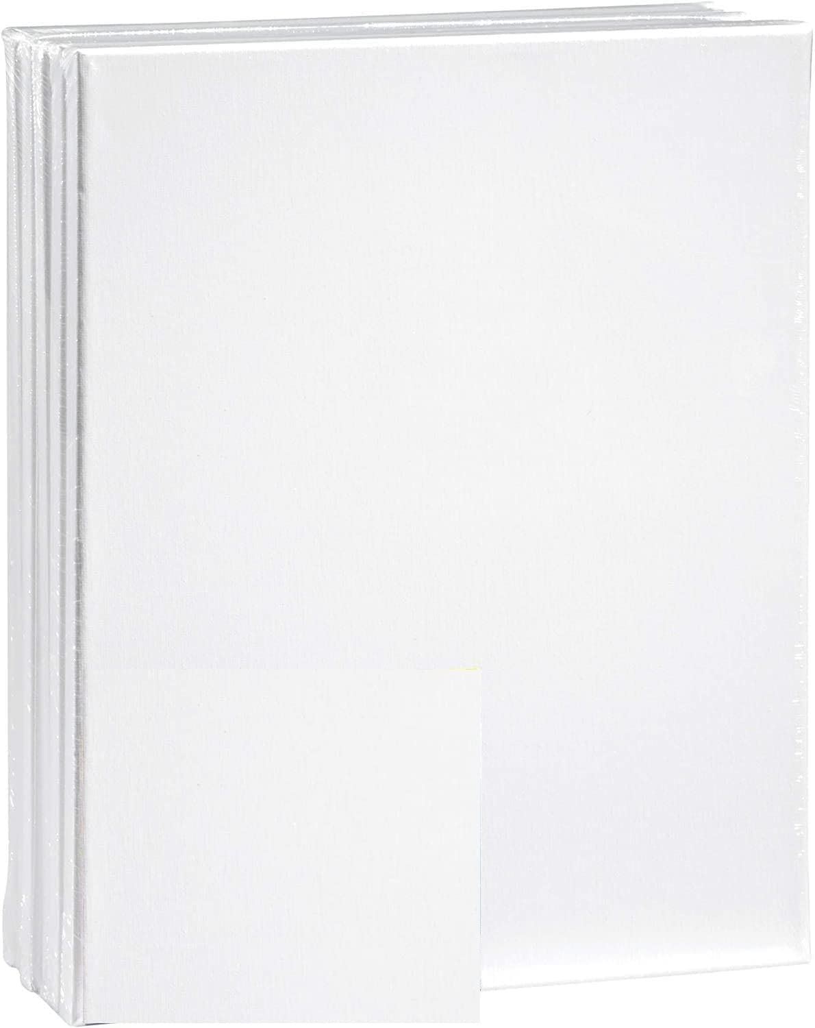 P. N. STORE™ 10 X 12 Inch Cotton Canvas Board for Acrylic Painting, White Color (Pack of 12)