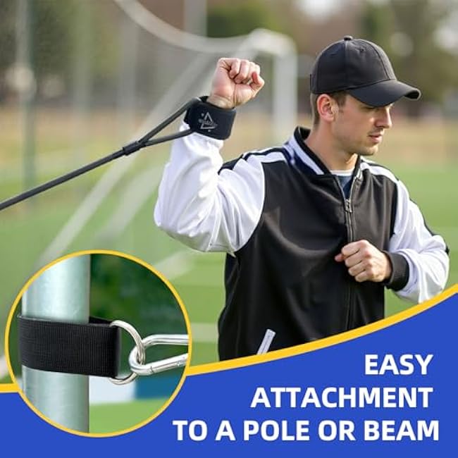 Baseball Resistance Bands - Arm Strengthening Trainer for Pitchers & Players, Softball Pitching Equipment & Sports Accessories