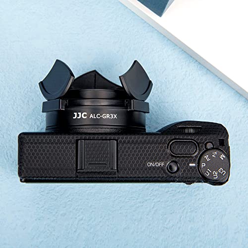 JJC Cache-objectif pour Ricoh GR IIIx en alliage d'aluminium finition mate