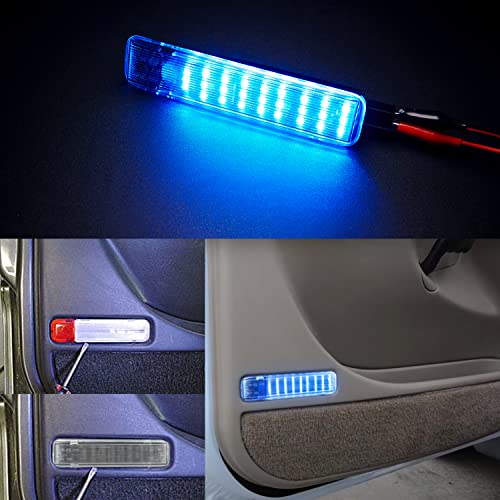 Lámparas LED para Puerta Interior Azul 2 Piezas miniatura 6
