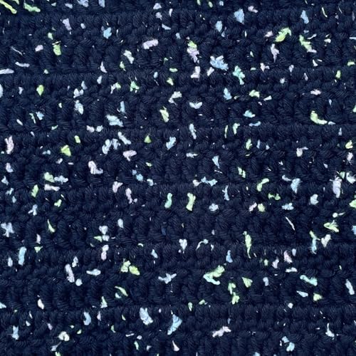 Image of Tweed Twinkles Soft Baby Yarn for Crocheting, 4-Pack (696Yds / 400G), Free Patterns - Acrylic Baby Blanket Knitting Yarn with Flecks - Size 3 DK Light Worsted Weight - Raven Black