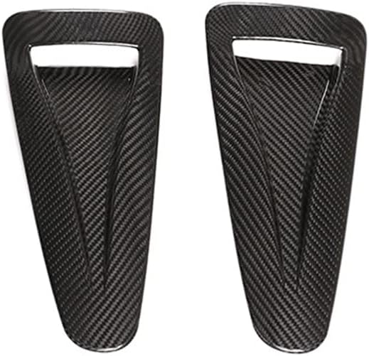 New Carbon Fiber Hood Scoops Compatible with Nissan GT-R GTR R35 2008-2016 (Black)