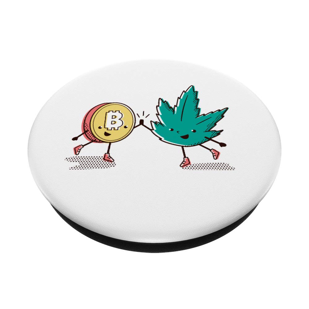 Amazon.com: Cannabis Bitcoin New Normal Friends Crypto 420 Gift Design  PopSockets Grip and Stand for Phones and Tablets : Cell Phones & Accessories