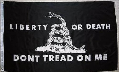Time Roaming 3X5 Ft Liberty Or Death Dont Tread On Me Tea Party Flag