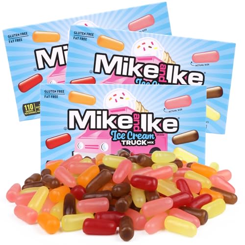 Mike and Ike Ice Cream Truck Mix 3 Cajas 4.25 oz miniatura 1