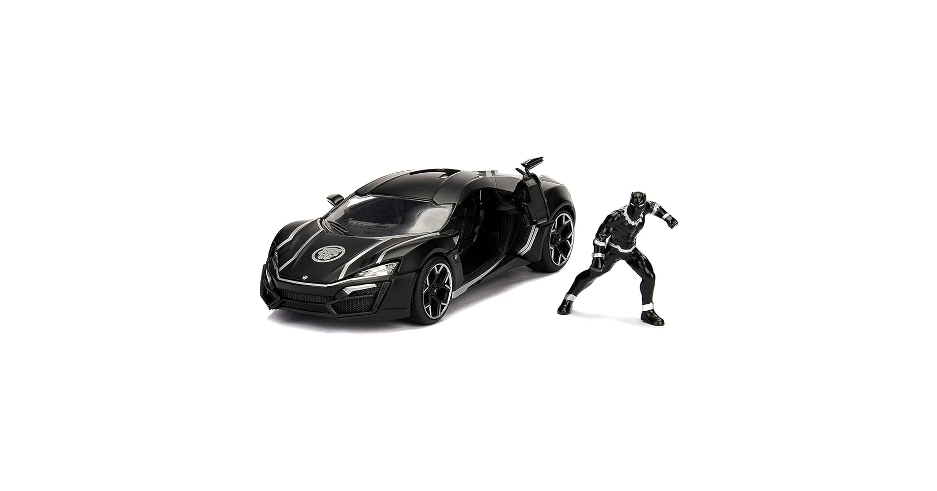 Amazon.com: Jada Toys Marvel Black Panther & Lykan