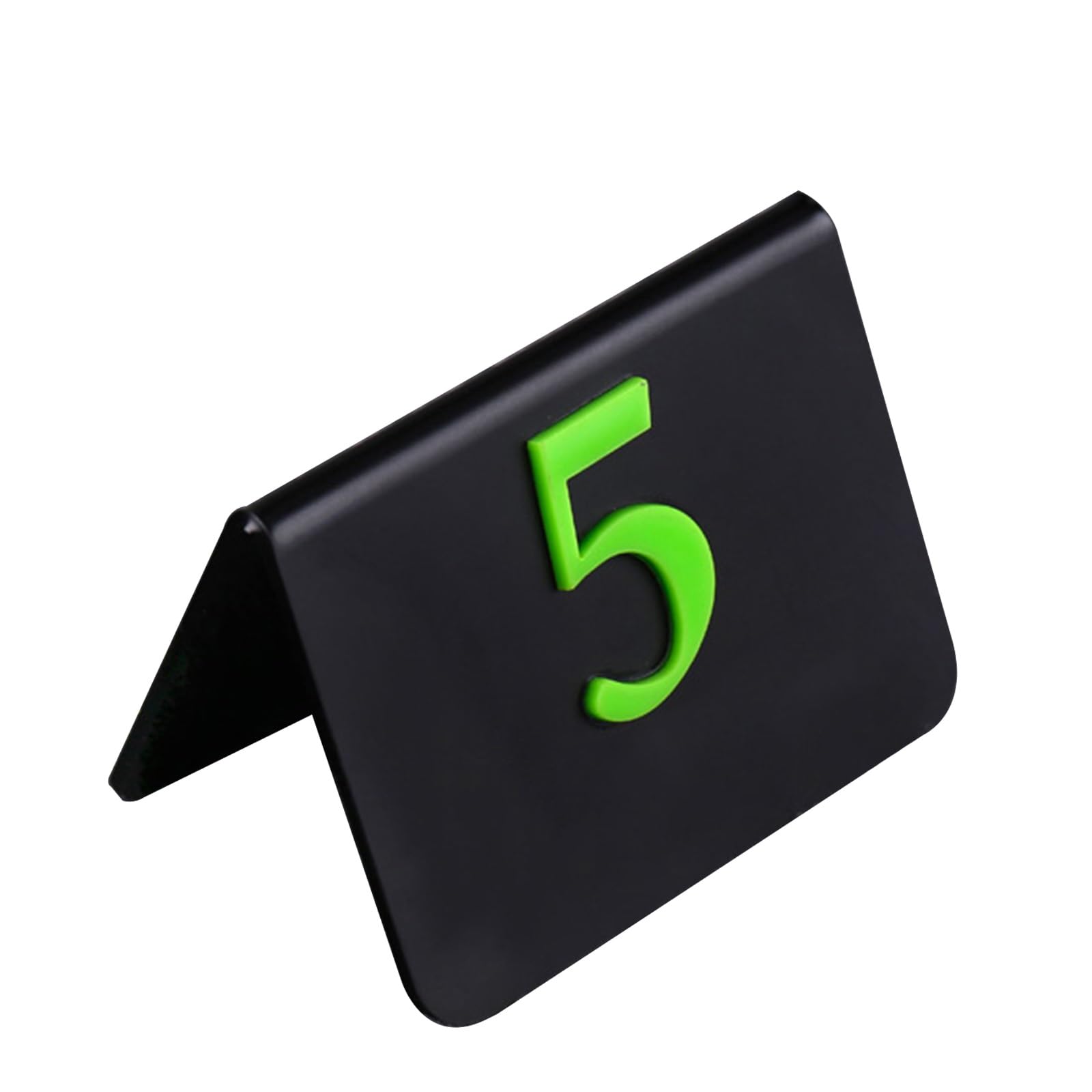 Karty z numerami stolików, Numery stołów akrylowych Dwustronny cyfrowy pakiet wielokolorowy 3D 10-50 Numery 1-50(Green,1-50)