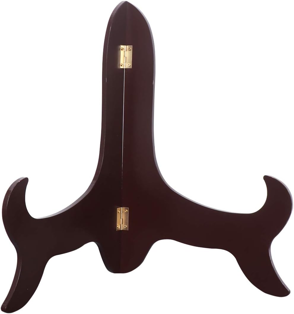 Homoyoyo Photo Display Holder Wooden Easel Plate wooden plate display