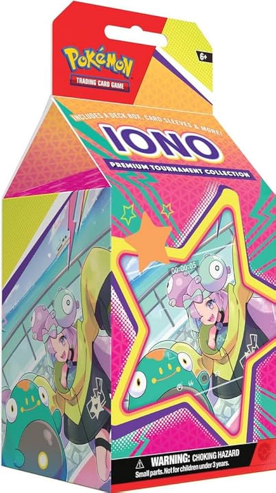 【ポケモン】IONO PREMIUM TOURNAMENT COLLECTION Amazon.com: Pokemon TCG: Iono Premium Tournament Collection