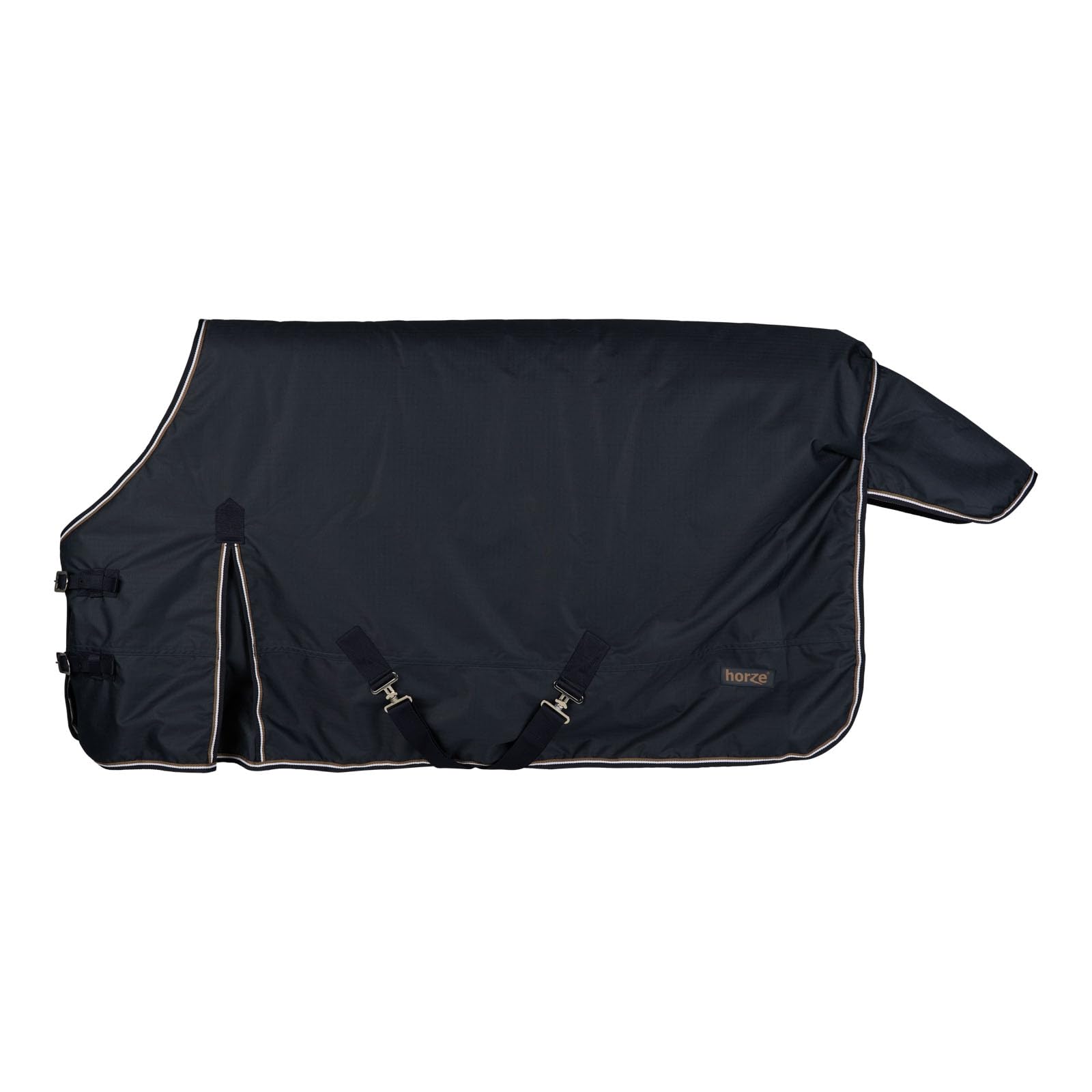 HORZE Pony Glasgow - Manta pesada de 300 g, color azul oscuro, 63 pulgadas