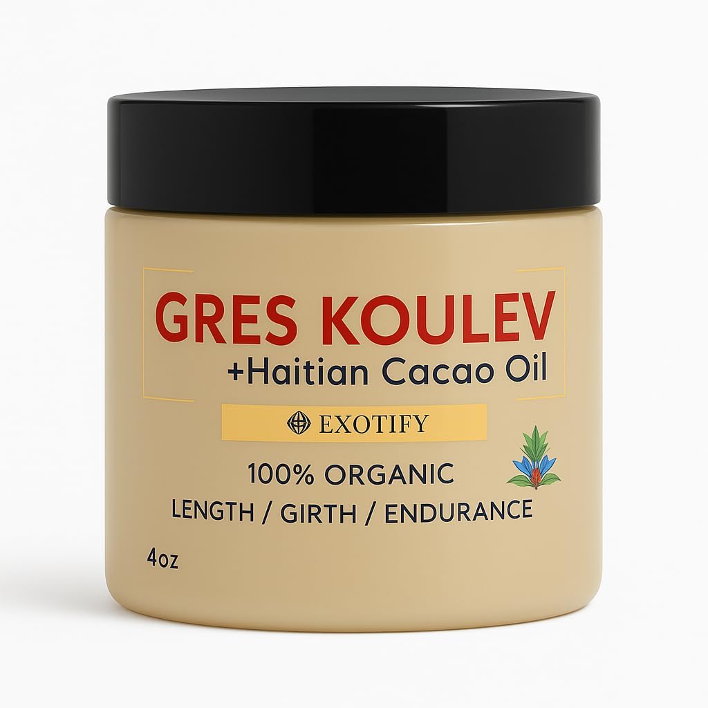 Gres Koulev 100% Organic Haitian Cacao Oil for Men (2 oz)