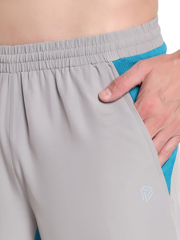 Image of John Players Colourblocked Running Shorts with Pocket