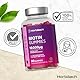 Biotin Gummibärchen 10.000μg | Reines Botin für Haut Haare Nägel | Haarvitamine mit 5000μg Biotin Vitamine pro Gummi | 90 Vegane Gummies | Erdbeergeschmack | by Horbaach