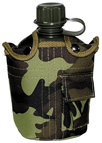 MFH US Style Canteen Czech Woodland, Camo, 1000 ml