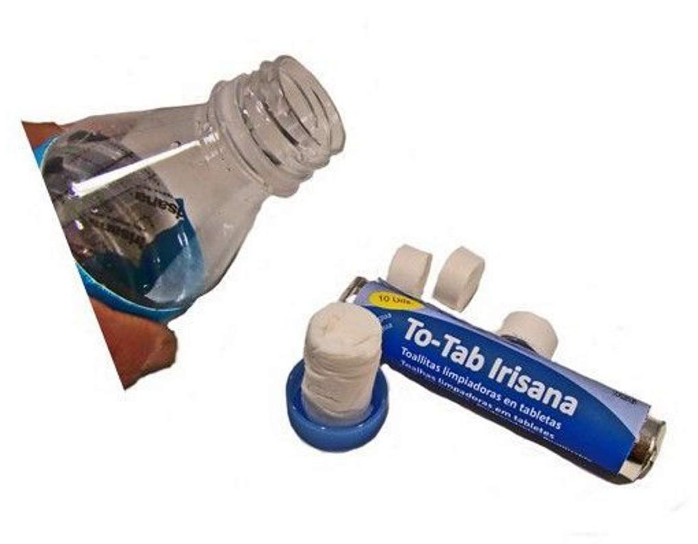 ToTab Irisana Lot de 500 lingettes compressées écologiques