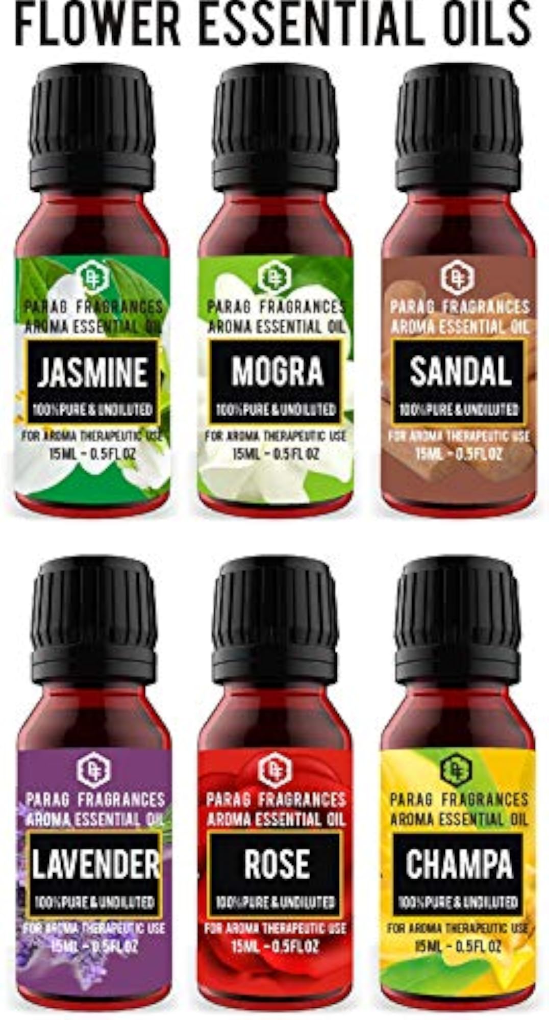 Herbal Essential Oils Pack, Aromatherapy Set
