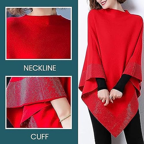 Women's Wool Shawl, Womens Soft Shawl Winter Warm Thick Knitted Shawls, Women's Cashmere Fashion Shawl3