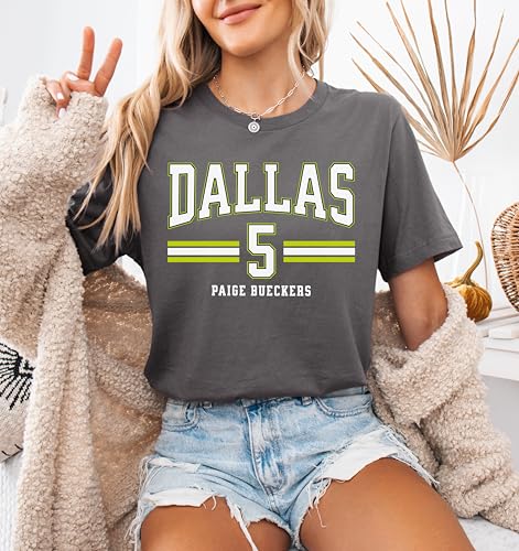 Paige Bueckers 5 Shirt | Dallas Basketball Fan Graphic Tee | Vintage Style Gameday Apparel | Unisex T-Shirt for Men & Women2