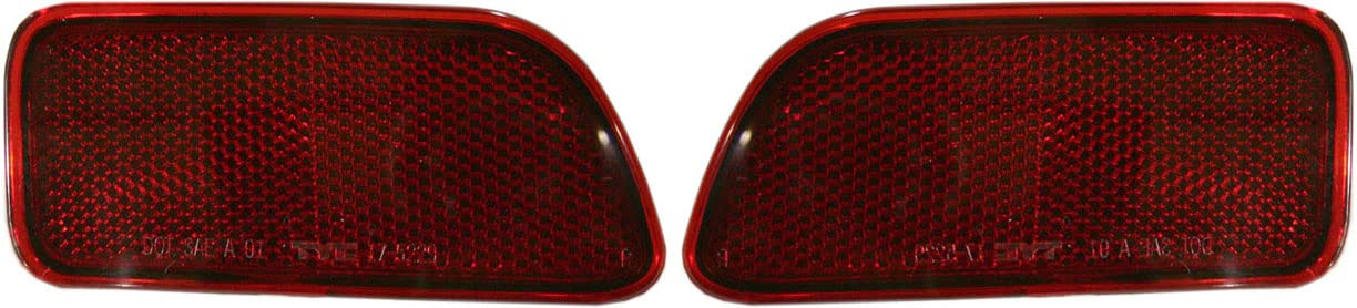 Garage-Pro Rear, Driver and Passenger Side Bumper Reflector Set of 2 Compatible with 2002-2009 Chevrolet Trailblazer, 2002-2005 Chevrolet Trailblazer EXT - GM1185104, GM1184104