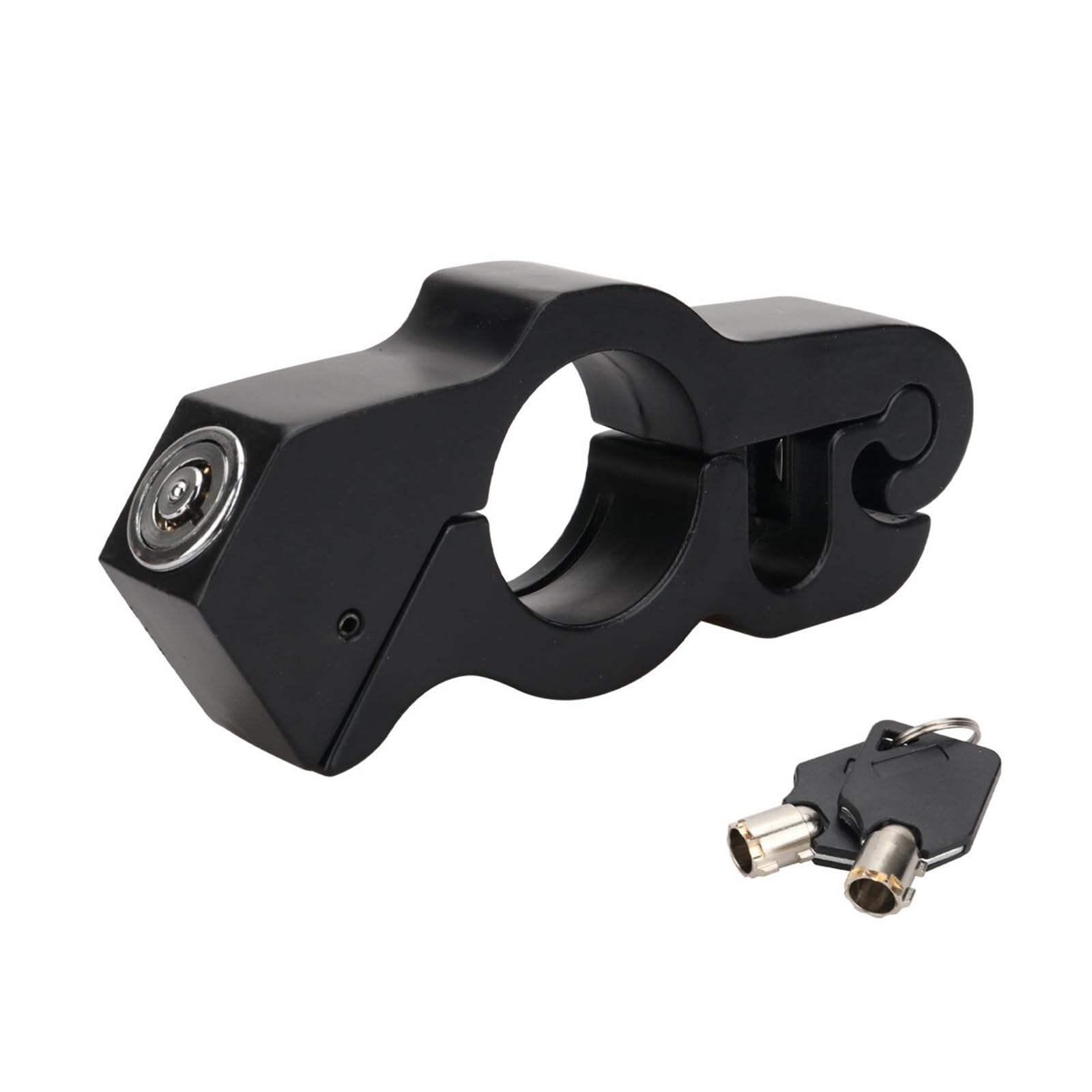 Chain Lock Motorcycle Anti Theft Fit for Insurance Supplies Electric Scooter Padlock Handcuffs Lever Lock Bike Motorbike Lock(Black)