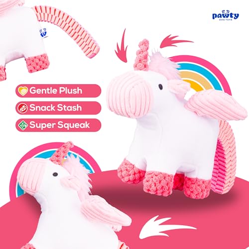 Juguete de peluche para perros PAWTY Unicornio miniatura 4