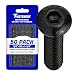 1/4-20 x 1-1/4" Button Head Socket Cap Screws, Allen Socket Drive, Black Oxide, Alloy Steel, Fully Threaded, Machine Thread, Quantity 50