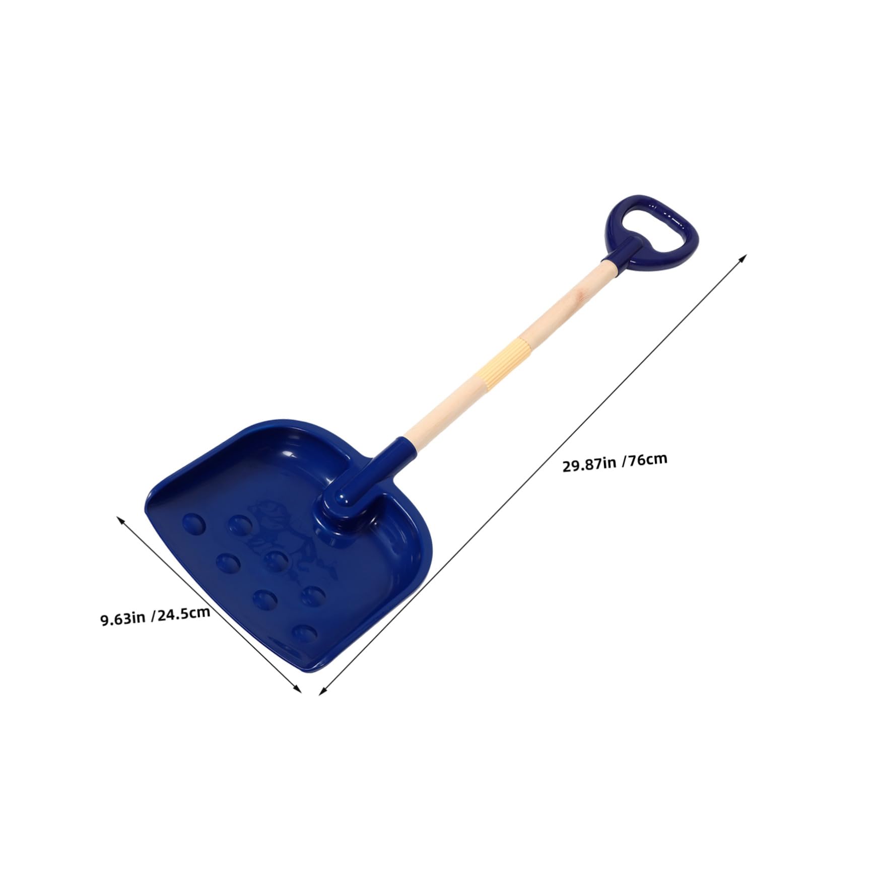 SUPVOX 2piezas Pala de Playa Plástico Grueso Juego de Palas Ergonómicas para Excavadora de Caja de Arena para Playa y Jardín