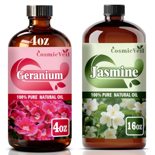 Aceite Esencial de Geranio y Jazmín 120ml y 480ml