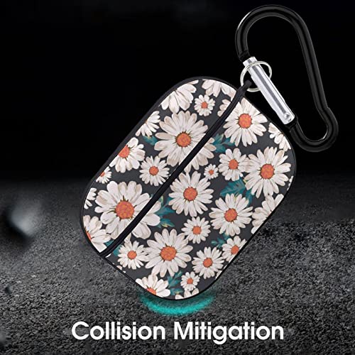 Vintage Daisy Floral Flower Airpods Pro Case Cover Gifts With Keychain, Shock Absorption Soft Cover Airpods Pro Earphone Protective Case For Men Women #TOP5