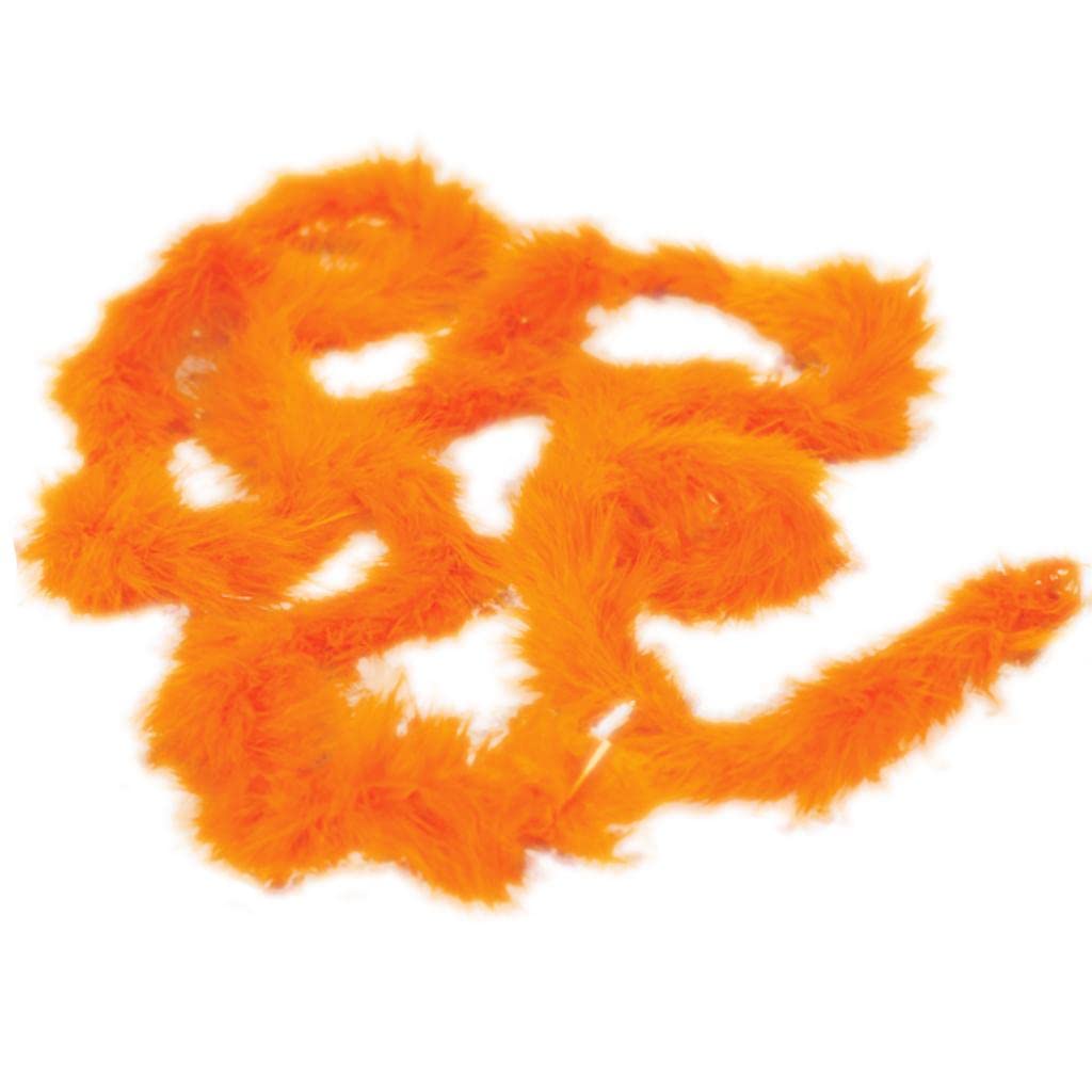 MYADDICTION 79'' Marabou Feather Boa Diva Night Party Wedding Gift Bouquet Decor Orange Crafts | Multi-Purpose Craft Supplies | Crafting Pieces | Feathers-image-21