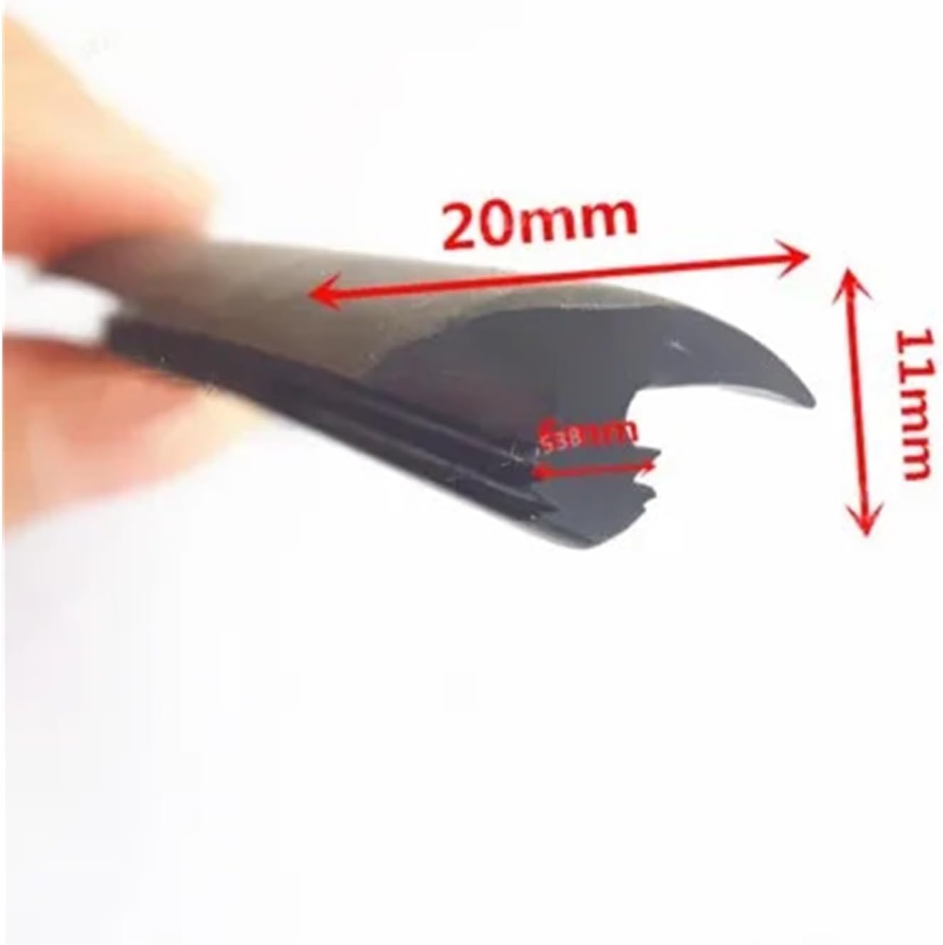 Rubber T Strip Glass Metal Wood Panel Edge Encloser Shield Car Seals Cable Cover Photovoltaic Panels Sealing Strips Black(20x11mm,1M_T)