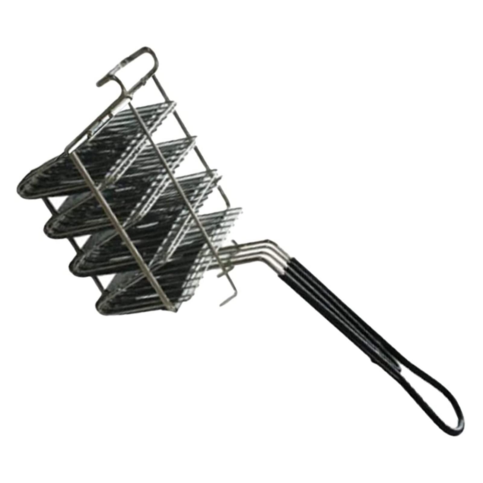 Kosz do frytkownicy, kosz do smażenia, taco, skorupa, kosz do frytkownicy mieści 4 muszle, uchwyty na taco, kosz z uchwytem, stojak na frytkownicę, do użytku komercyjnego
