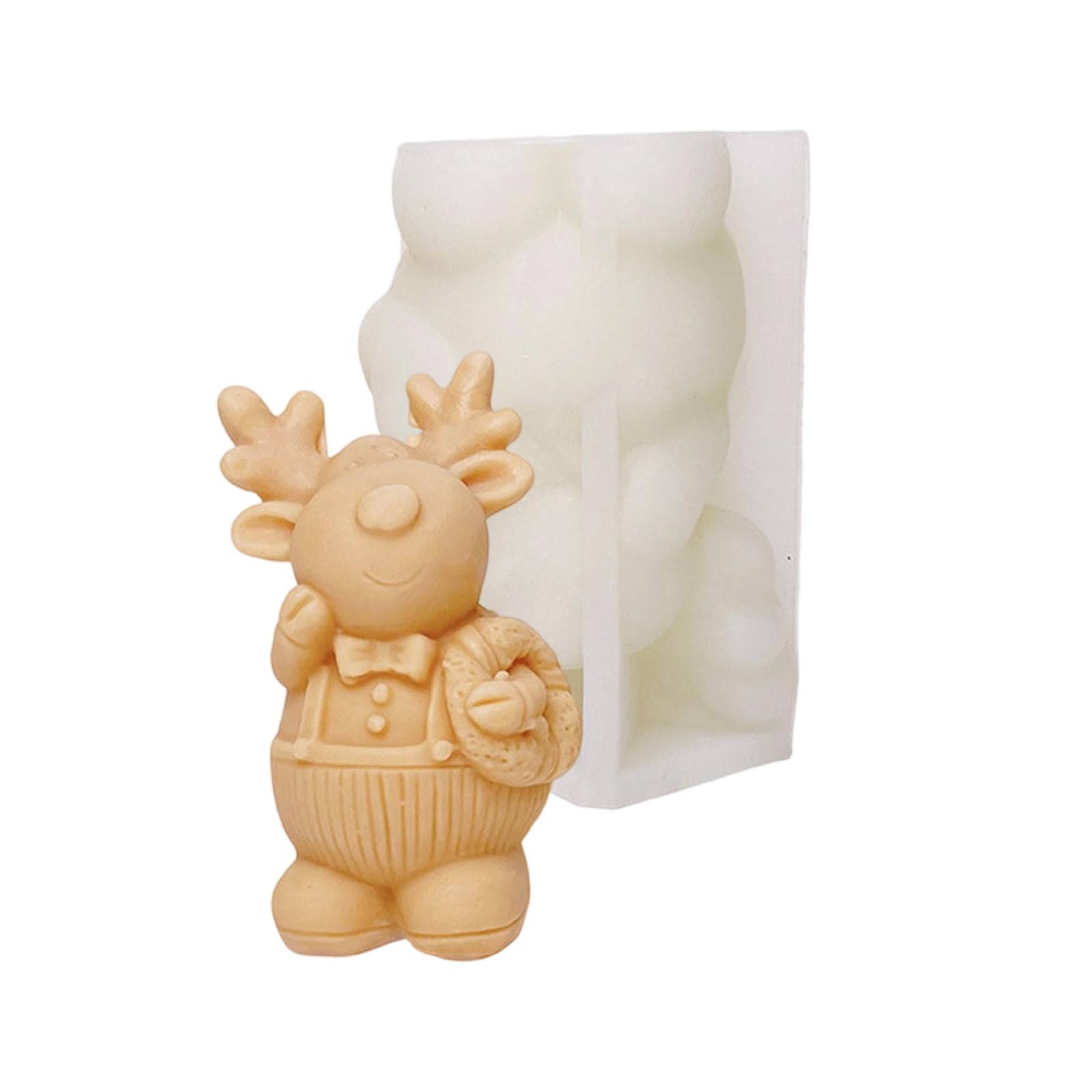 Oxxggkao 8904L Food Safe Silicone Christmas Reindeer And Tree Designs For And Baking Christmas Deer Silicone