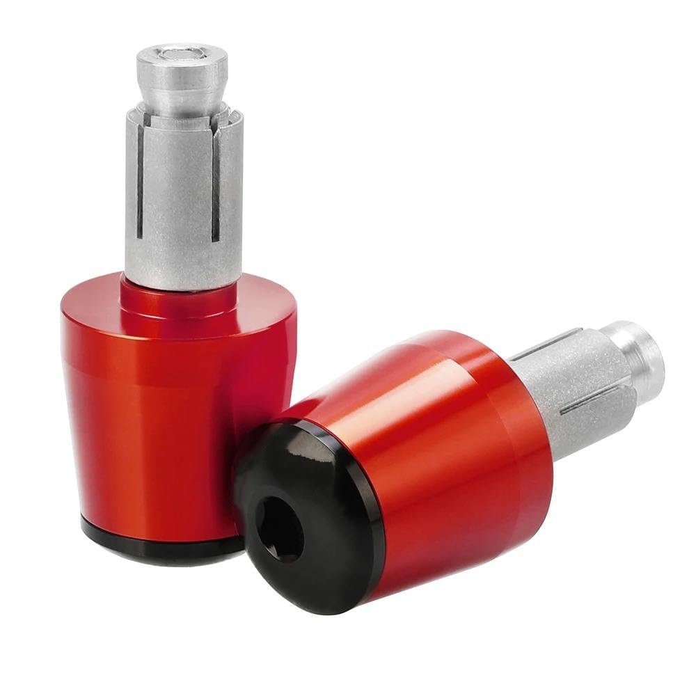 Motociclo Accessori Moto 7/8'' Contrappesi Manubrio Manopole Tappo Manubrio Per Aprilia Per TUONO V4 660 1000R 1100RR Per Factory R Per TUONOV4(Nero ROSSO)