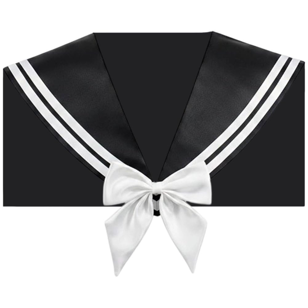 Sslvya Detachable Sailor Fake Collar for Women, False Collar Shawl, Decorative Clothing Accessory